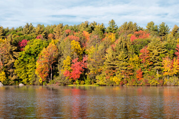 Burr Pond State Park Torrington Connecticut autumn
