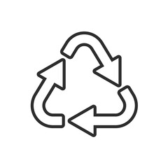 Recycle arrow symbol, icon