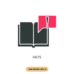 facts icons  symbol vector elements for infographic web