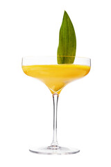 Yellow cocktail