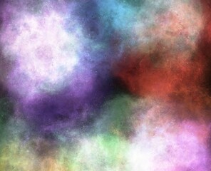 Obraz na płótnie Canvas Realistic Space Background with Nebula Star Clouds.
