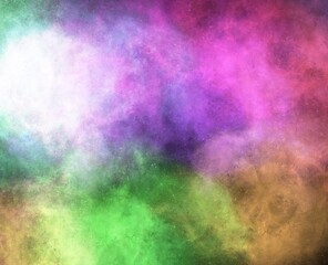 Realistic Space Background with Nebula Star Clouds.