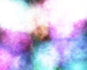 Realistic Space Background with Nebula Star Clouds.