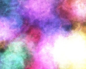 Realistic Space Background with Nebula Star Clouds.