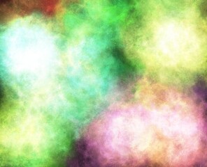 Realistic Space Background with Nebula Star Clouds.