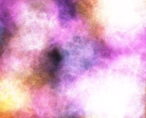 Realistic Space Background with Nebula Star Clouds.