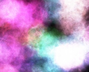 Realistic Space Background with Nebula Star Clouds.