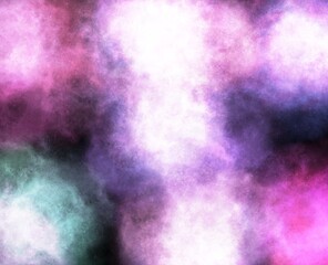 Realistic Space Background with Nebula Star Clouds.