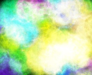 Realistic Space Background with Nebula Star Clouds.