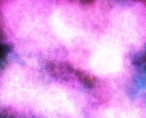 Realistic Space Background with Nebula Star Clouds.