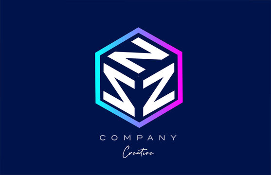 pink blue XXXXXXXXX three letter cube alphabet letter logo icon design with polygon design. Creative template for company and business