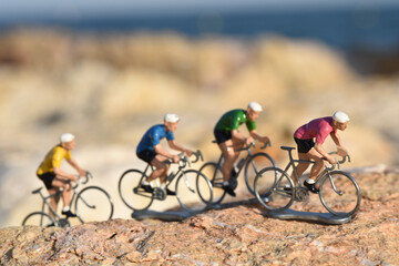 Cyclisme cycliste vélo champion Tour Italie maillot rose  - obrazy, fototapety, plakaty