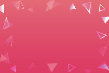 背景素材_三角_赤