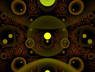 Imaginatory fractal abstract background Image