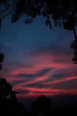 Fototapeta premium Sunrise in the sky