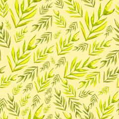 Watercolor Seamless Pattern vector art printable for fabric textile premium