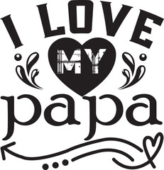 Father's day svg design