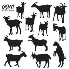 goat silhouettes
