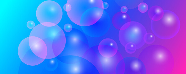 Minimalist futuristic vector art 3d background  for cards, flyer, poster, banner and cover design. 3d bubbles. Balls. Abstract modern illustration. Modern wallpaper design for social media. Gradient.