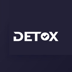 Detox vector design for web and print