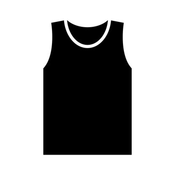 Sleeveless Shirt Or Tank Top Flat Vector Icon For Fashion Apps And Websites