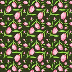 Watercolor Seamless Pattern vector art printable for fabric textile premium