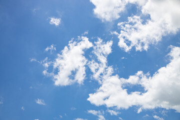 blue sky with clouds