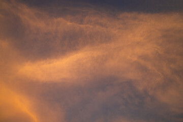 clouds at sunset