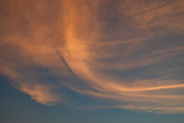 clouds at sunset