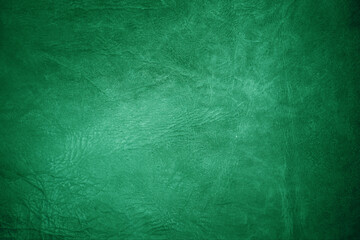 Beautiful green background with leather texture