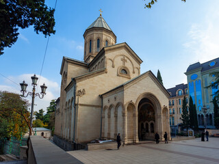 The Kashveti Church of St. George in central Tbilisi