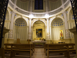 Neoclassical chapel in Pesaro, Italy © massimo spagnoletti