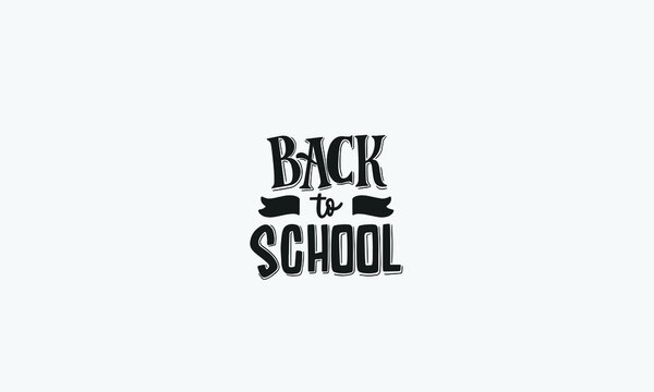 Back To School Vector Logo Design