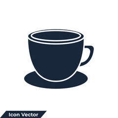 coffee icon logo vector illustration. cups coffee symbol template for graphic and web design collection
