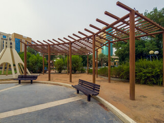 Obraz premium bench in the park