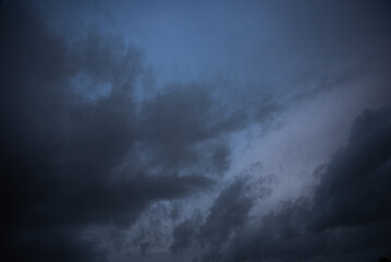 Naklejka na ściany i meble clouds over the sky night
