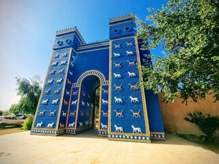 Babylon gate in Iraq - obrazy, fototapety, plakaty