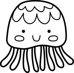 Cute jellyfish