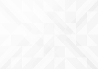 Abstract background in white and grey gradient color. White background texture with geometric pattern for banner, cover design, book design, poster, flyer, website backgrounds. 