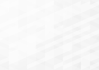 Fototapeta premium Abstract background in white and grey gradient color. White background texture with geometric pattern for banner, cover design, book design, poster, flyer, website backgrounds. 
