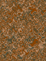 Abstract and contemporary camouflage pattern