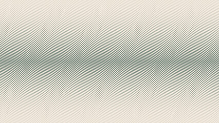 Wavy Ripple Lines Halftone Tilted Hatching Pattern Abstract Vector Smooth Gradation Pale Green Texture Isolated On Light Back. Half Tone Art Graphic Oblique Etching Strokes Aesthetic Neutral Wallpaper