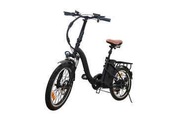 modern electric bike isolated