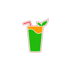 Fruit Juice Logo Design Element.eps 10