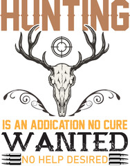 HUNTING T-SHIRT DESIGN.