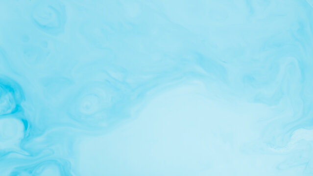 Fluid Аrt blue background. Abstract backdrop on liquid. Trendy wallpaper in light blue shades