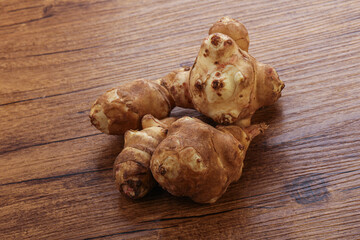 Raw dietary Jerusalem artishoke - topinambur