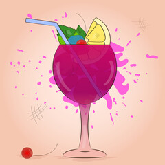 Glass with lemonade3