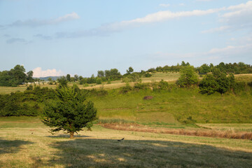 Summer landscape near Sarajevo , Bosnia and Herzegovina