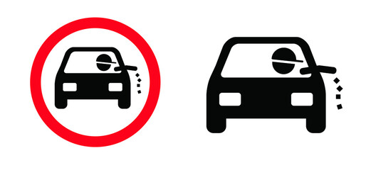 No lttering. Don''t litter. Cartoon drawing stickman, stick figures man with litter basket or litterbin. Clean up and trashcan. Cleaning tools. Vector container logo or pictogram. 